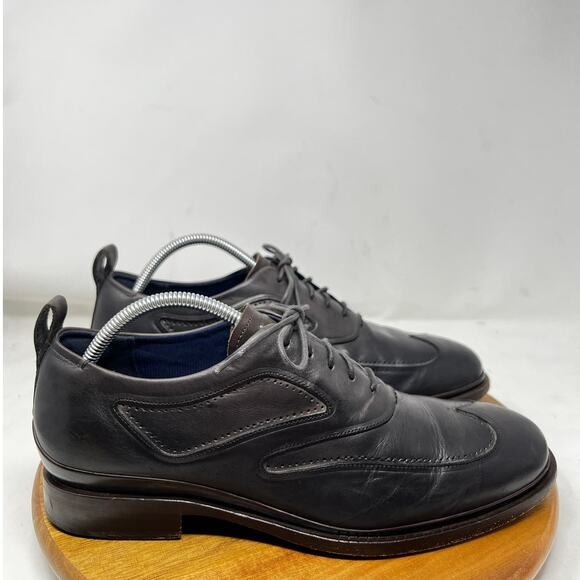 Cole Haan Washington Oxford Mens 9.5 M‎ Grand 2.0 Metallic Pewter Brown - Picture 1 of 12